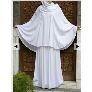 Women Islamic Prayer Set Clothes Maxi Lightweight Jersey Standard Size